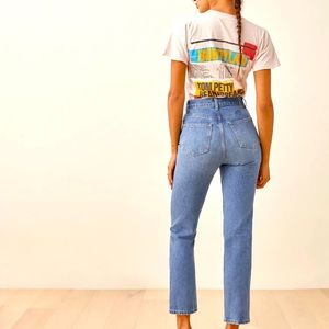 Reformation Cynthia High Rise Jeans size 24